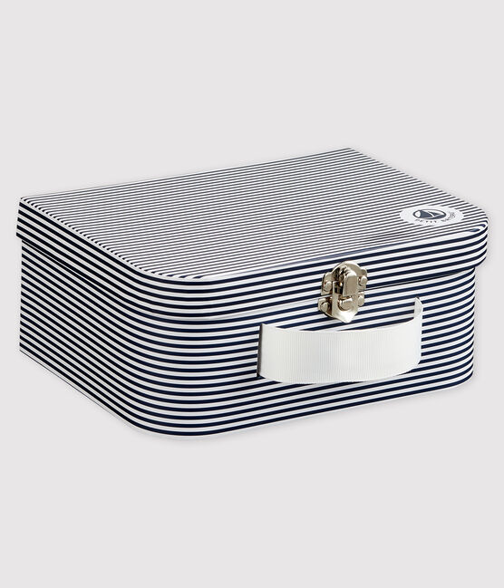 Maletita a rayas para bebé azul SMOKING/blanco MARSHMALLOW