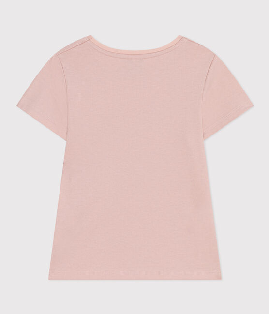 Camiseta de punto ligero para niña rosa SALINE