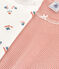 Juego de 2 camisetas de manga corta con flores de algodón de niña variante 1