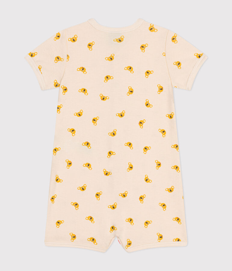 Mono corto de koala de algod&oacute;n para beb&eacute; crudo/multicolor