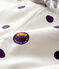 Pantal&oacute;n de mulet&oacute;n para beb&eacute; ni&ntilde;a blanco/multicolor