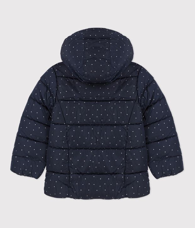 Plum&oacute;n de ni&ntilde;a azul/gris