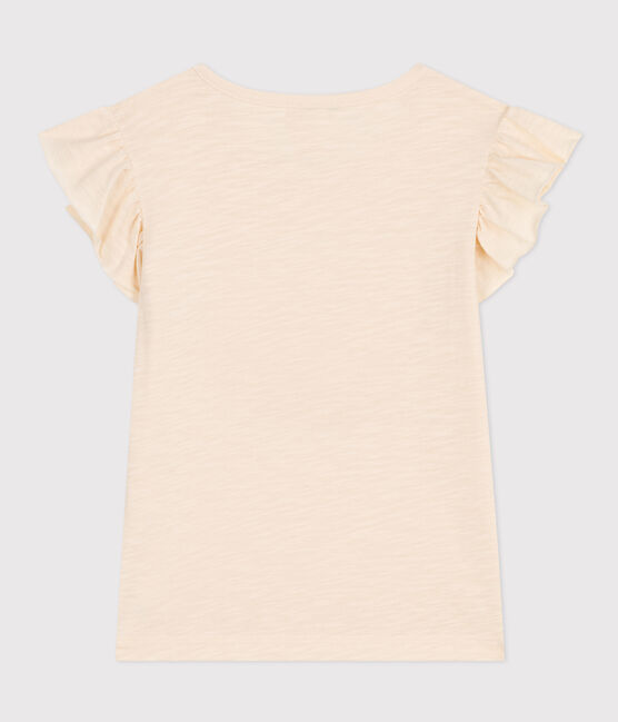 Camiseta de punto flameado para niña crudo AVALANCHE