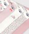 Juego de bodis de algod&oacute;n de manga larga con estampado de flores para beb&eacute; multicolor