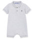 Mono corto polo para bebé niño