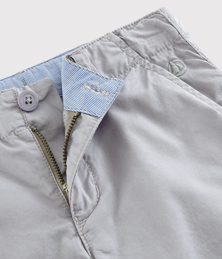 Bermudas de sarga de ni&ntilde;o gris