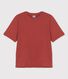 CAMISETA BOXY TÚBICO de algodón de mujer