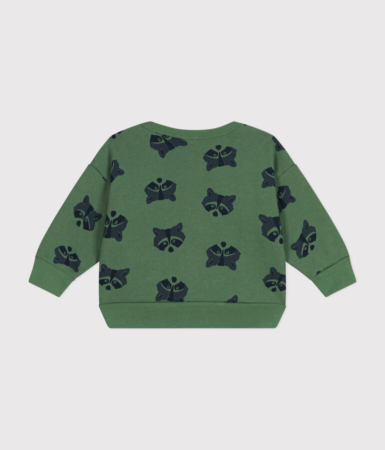 Sudadera de felpa para beb&eacute; verde/multicolor