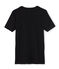 Camiseta manga corta de cuello redondo para hombre negro NOIR