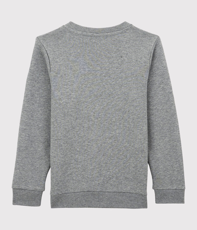 Sudadera de mulet&oacute;n de ni&ntilde;o gris