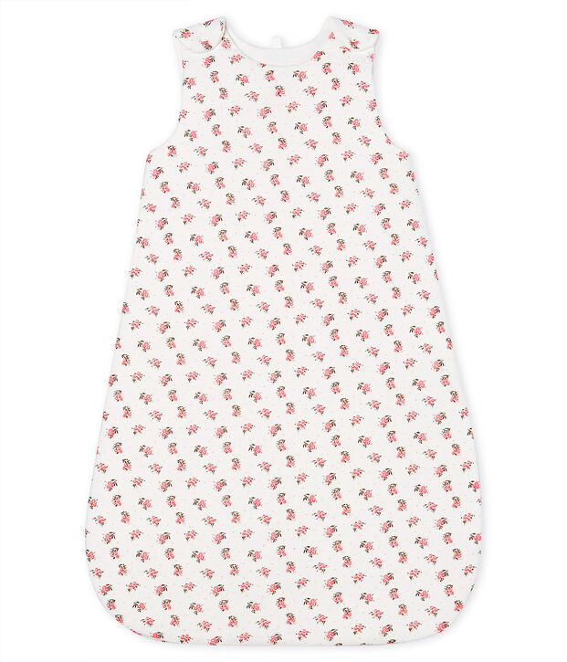 Saco de terciopelo para beb&eacute; blanco/multicolor