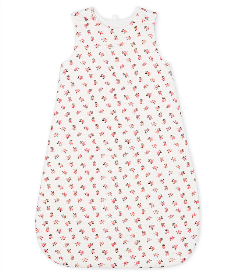 Saco de terciopelo para beb&eacute; blanco/multicolor