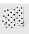 Pijama con estampado gráfico de niña/niño de algodón orgánico blanco MARSHMALLOW/azul MEDIEVAL