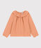 Blusa de gasa de algodón para niña rosa SIENNA