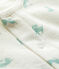 Bodyjama de algodón orgánico de bebé blanco MARSHMALLOW/ HERBIER