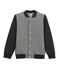Chaqueta teddy para niño en túbico gris CAPECOD/blanco MARSHMALLOW