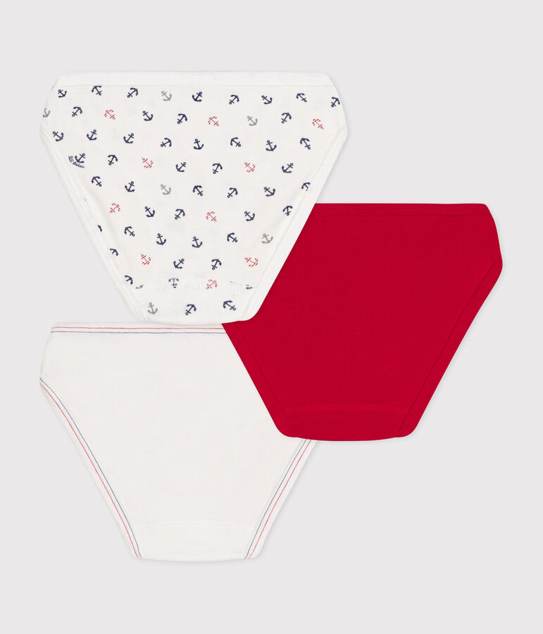 Juego de 3 braguitas de ni&ntilde;a de algod&oacute;n variante 2