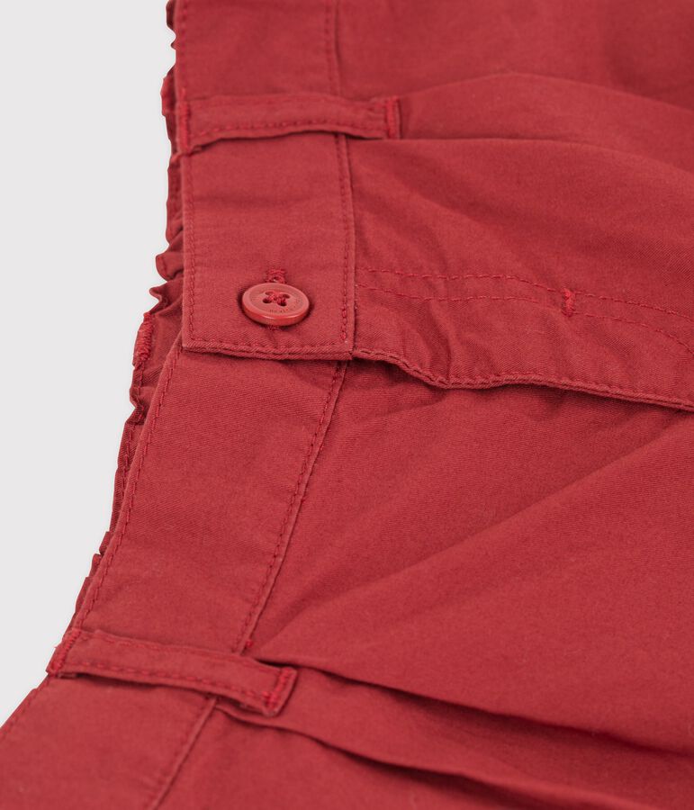 Bonito pantal&oacute;n de sarga de beb&eacute; marron OMBRIE