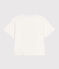 Camiseta Boxy de algodón para mujer blanco MARSHMALLOW