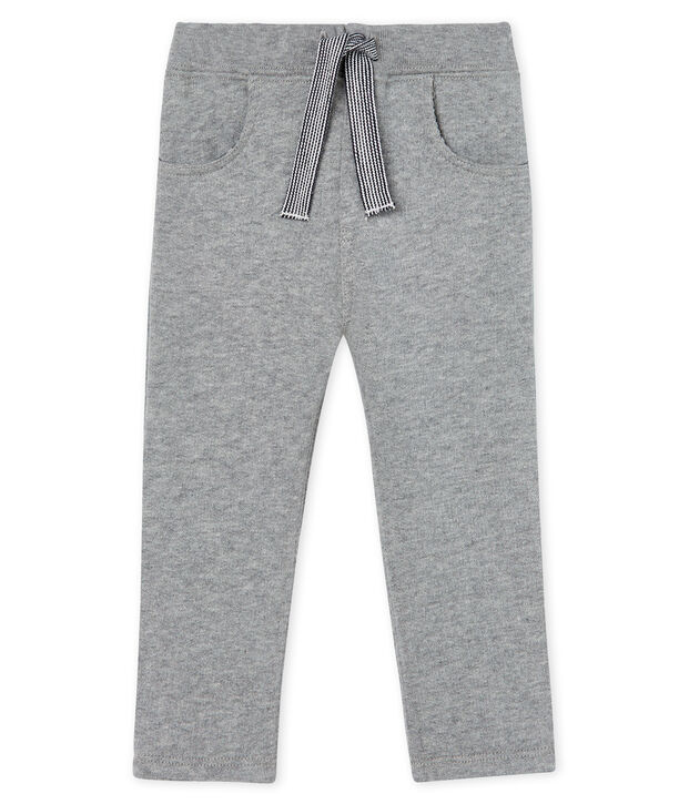 Pantal&oacute;n de mulet&oacute;n c&aacute;lido para beb&eacute; ni&ntilde;o gris