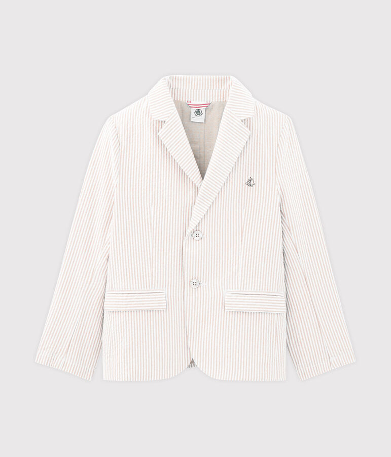 Chaqueta de ni&ntilde;o beige BEIGE/blanco MARSHMALLOW