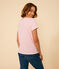 Camiseta La Recta de algodón a rayas con cuello redondo para mujer  AVALANCHE/ SHOCKING