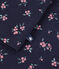 Camiseta infantil de manga corta con estampado de flores azul/multicolor