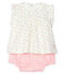 Conjunto 2 piezas para bebé niña blanco MARSHMALLOW/blanco MULTICO