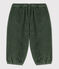 Pantalón de pana para bebé verde VALLEE