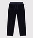 Pantalón recto de terciopelo medio de niña / niño