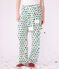 Pijama de algod&oacute;n con estampado abetos para mujer blanco/multicolor