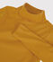 Prenda de cuello de cisne de algodón de niña/niño amarillo BOUDOR