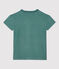 Camiseta de manga corta para niño/niña verde BRUT