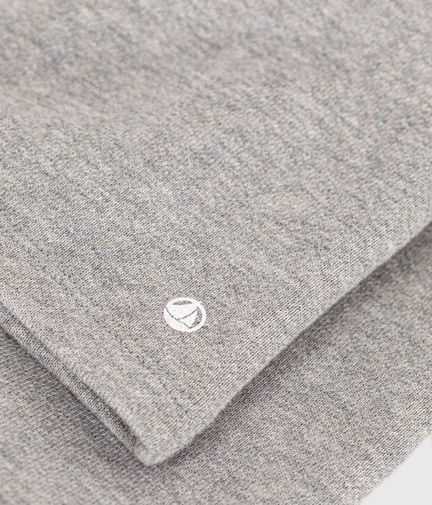 C&aacute;rdigan de mulet&oacute;n de beb&eacute; gris