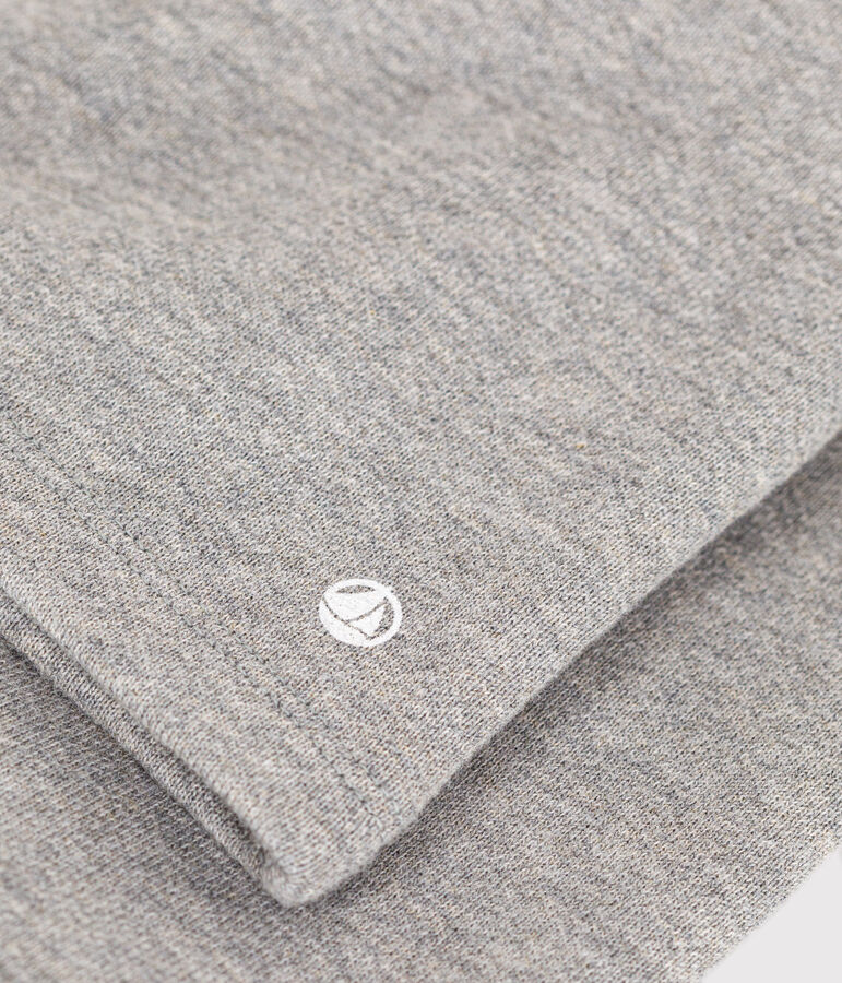 C&aacute;rdigan de mulet&oacute;n de beb&eacute; gris