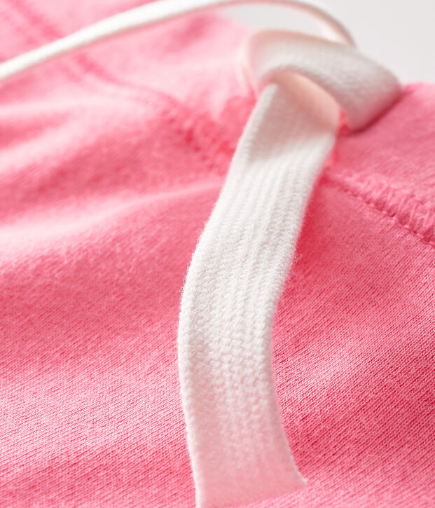 Pantal&oacute;n corto liso para beb&eacute; unisex rosa