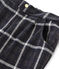 Pantalón de malla y cuadros para niña negro CITY/blanco MULTICO