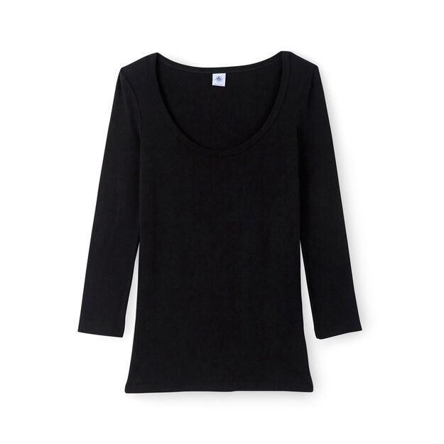 Camiseta ic&oacute;nica para mujer negro Noir