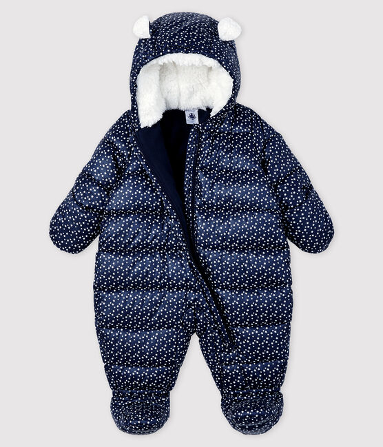 Mono de piloto para bebé niña/niño azul SMOKING/blanco MARSHMALLOW