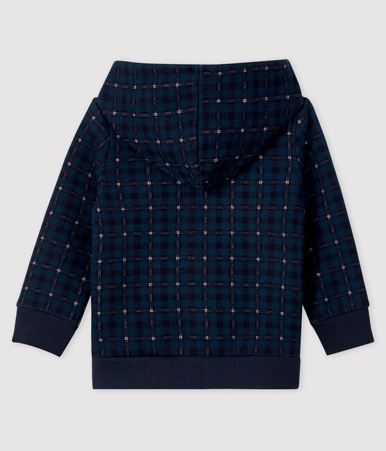 Sudadera con capucha para bebé niño azul SHADOW/crudo MULTICO
