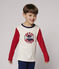 Pijama de algodón de niño azul MEDIEVAL/blanco MULTICO