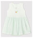 Vestido-body de vichy de bebé niña de algodón ecológico