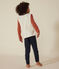 Pijama infantil liso con motivo de patinetes de algodón azul SMOKING/blanco MULTICO
