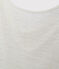 Camiseta de lino con cuello redondo blanco LAIT/amarillo OR