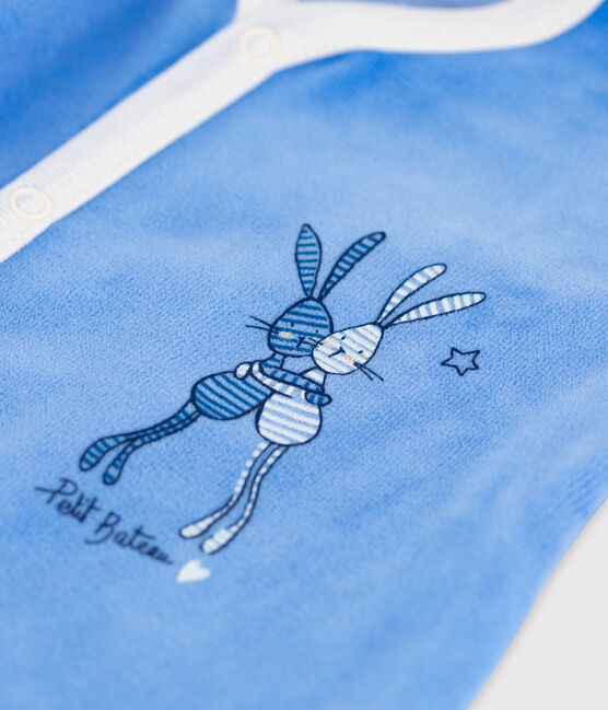 Pijama para bebé azul PORCELAINE