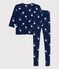 Pijama de lactancia Tajinebanane x Petit Bateau azul MEDIEVAL/blanco MULTICO
