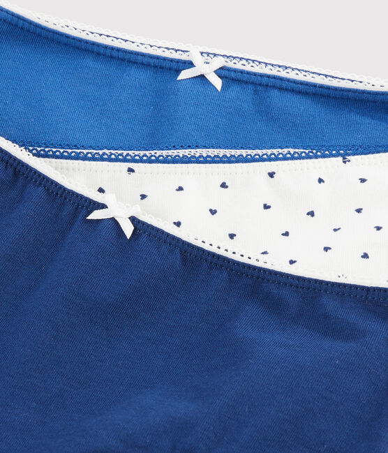 Juego de 3 culottes con minicorazones para niña pequeña variante 1