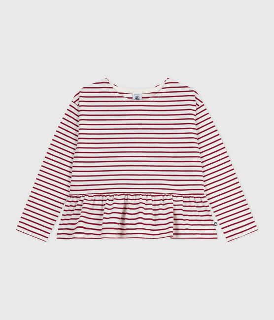 Marinera infantil de algodón rojo MILK/ AMARANTE