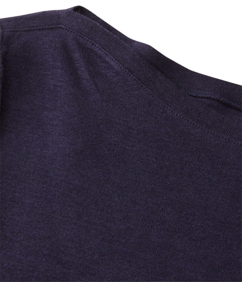 Vestido de lino para mujer azul