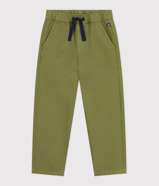Pantal&oacute;n denim infantil verde